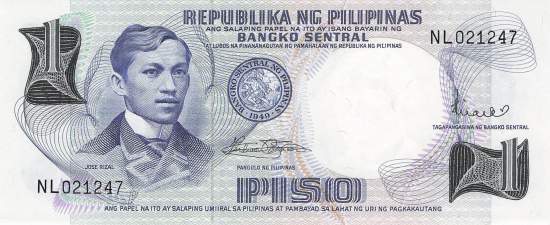 Philippinen 1 Piso 1969 p142b